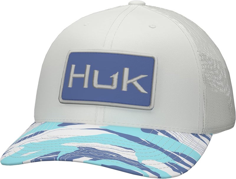 HUK Store Mens Trucker Hat, Anti-Glare Snapback Fishing Hat for Men - Image 1